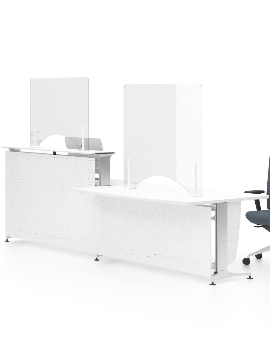 Coronavirus Protective Methacrylate Screen Panel (Pack of 2)